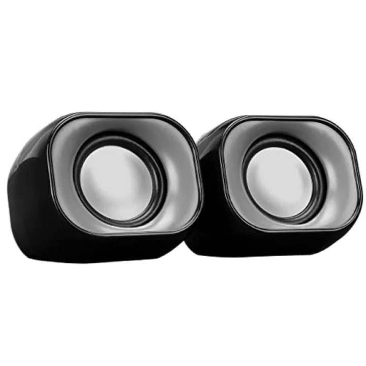 DHS-2111 2.0 Mini Taşınabilir Multimedya Speaker Hoparlör, Siyah