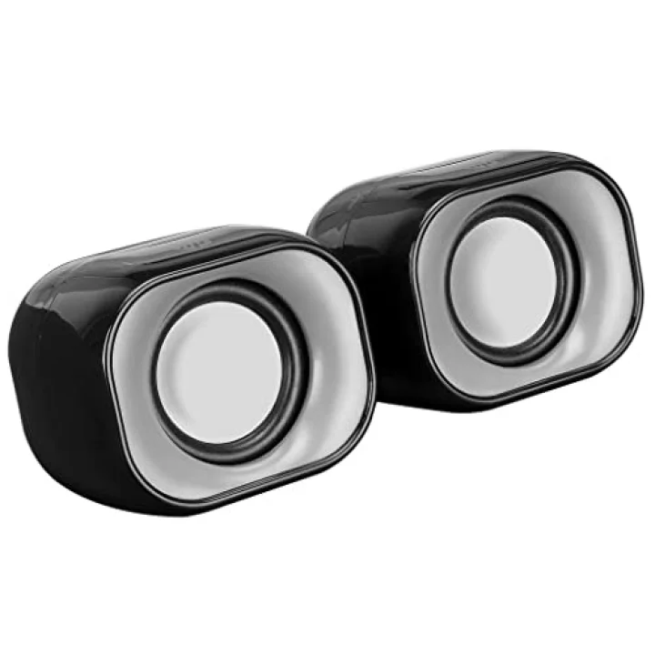 DHS-2111 2.0 Mini Taşınabilir Multimedya Speaker Hoparlör, Siyah