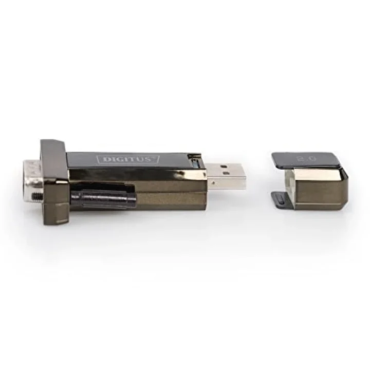 Dıgıtus Usb Seri Adaptör - Rs232 Dönüştürücü - Usb 2.0 Tip A - Dsub 9M - Ftdı Ft232Rl Çip Seti - 80 Cm Kablo Dahil