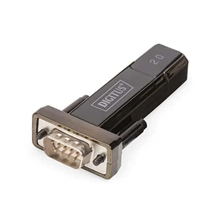 Dıgıtus Usb Seri Adaptör - Rs232 Dönüştürücü - Usb 2.0 Tip A - Dsub 9M - Ftdı Ft232Rl Çip Seti - 80 Cm Kablo Dahil