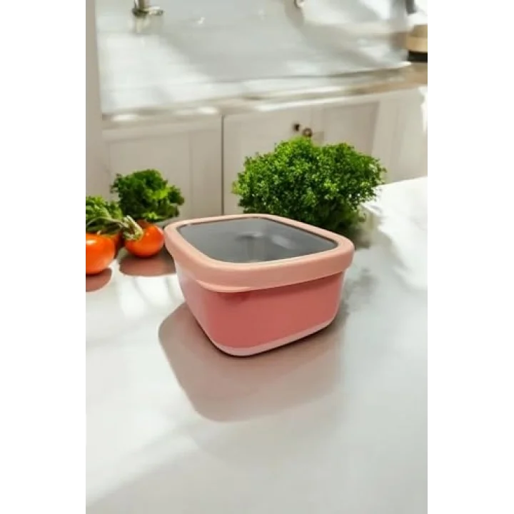 Dikdörtgen Saklama Kabı 2 L Pembe Vp-931, Pembe