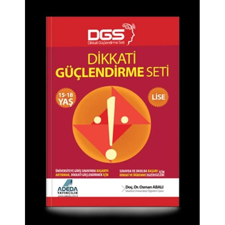 Dikkati Güçlendirme Seti Lise 15-18 Yaş