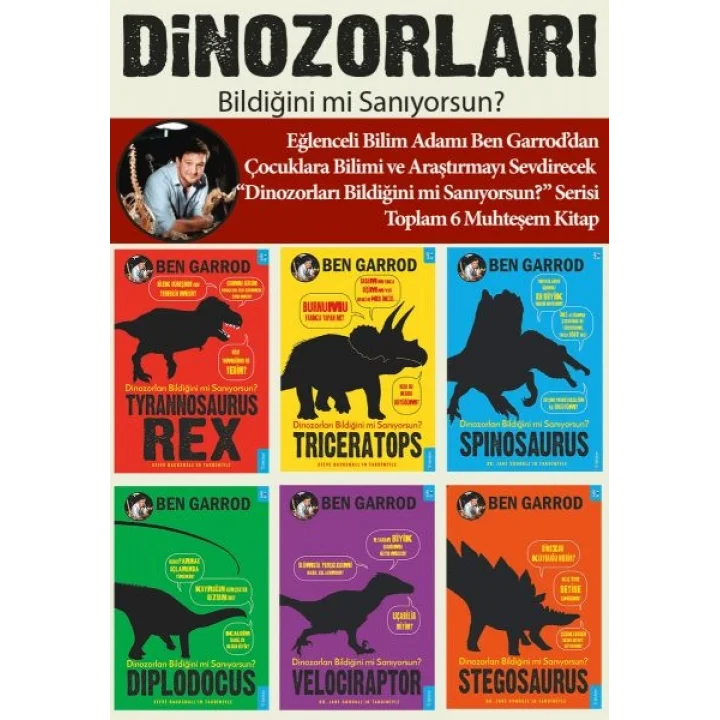 Dinozorları Bildiğini mi Sanıyorsun? (6 Kitaplık Set)