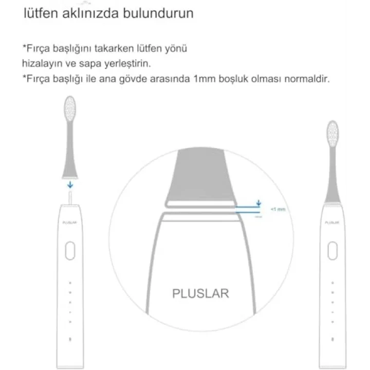 Diş Fırçası Yedek Başlık 2 Paket