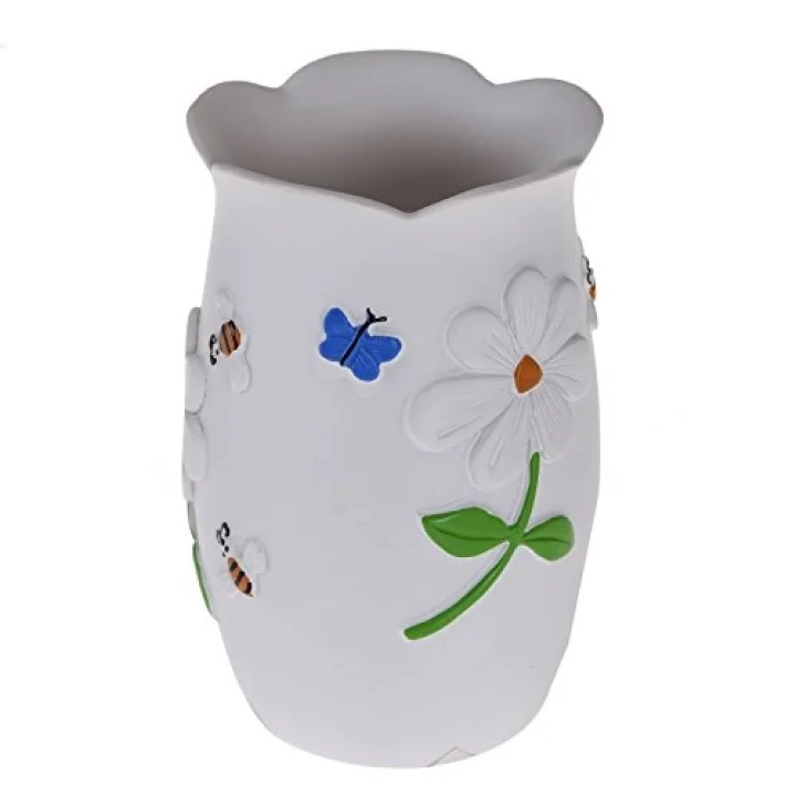 Diş Macunu Kabı Çiçekli Model Poliresin