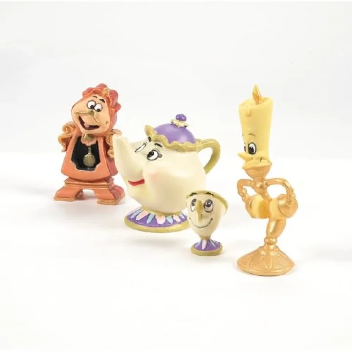 Disney Figür Seti, Güzel ve Çirkin, Çok Renkli