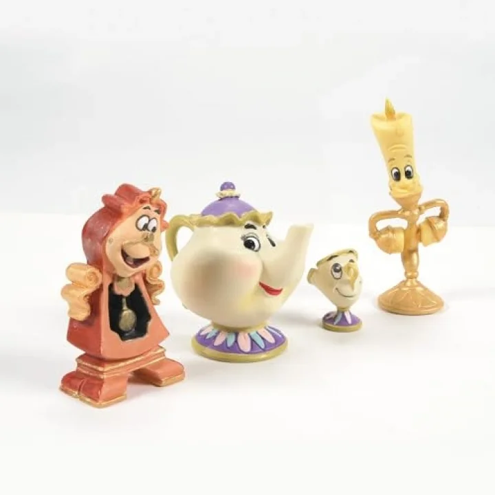 Disney Figür Seti, Güzel ve Çirkin, Çok Renkli