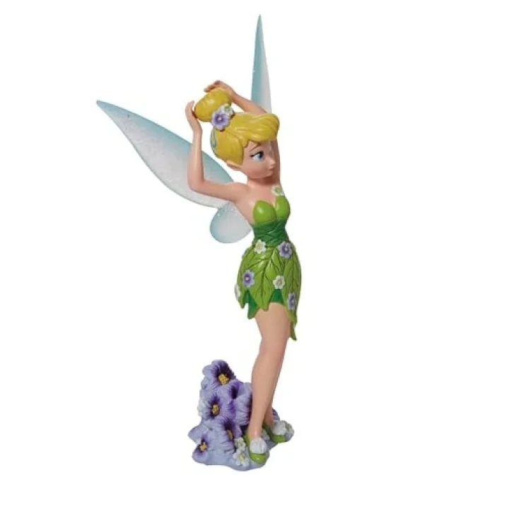 Disney Showcase Botanical Tinker Bell Hercai Menekşe Heykelcik, 20.6 cm, Çok Renkli