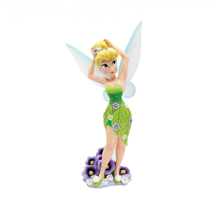 Disney Showcase Botanical Tinker Bell Hercai Menekşe Heykelcik, 20.6 cm, Çok Renkli