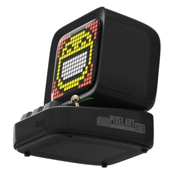Ditoo Pro Uyarlanabilir Piksel Ekranlı Bluetooth Hoparlör - LED Dekor (Siyah)