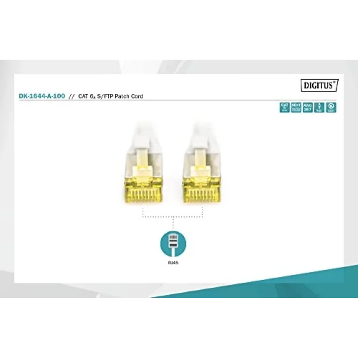 DK-1644-A-100 Professional Yüksek Kaliteli Cat 6 S/Ftp Ara Bağlantı Kablosu