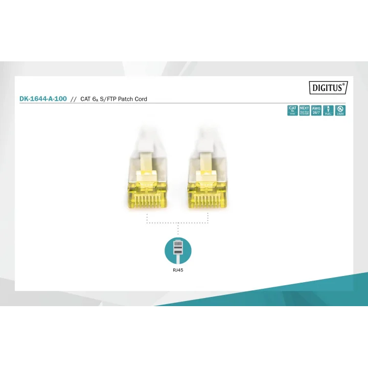 DK-1644-A-100 Professional Yüksek Kaliteli Cat 6 S/Ftp Ara Bağlantı Kablosu