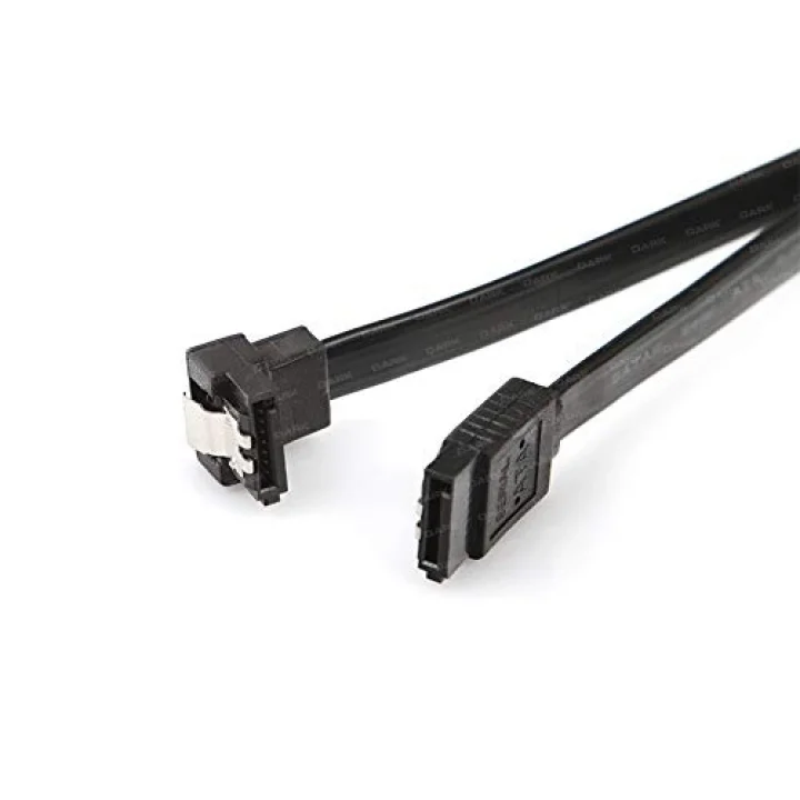 DK-CB-SATA3L52 0.5 m 90 Derece Kilit Mekanizmalı SATAIII Kablo