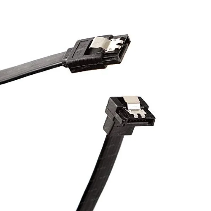 DK-CB-SATA3L52 0.5 m 90 Derece Kilit Mekanizmalı SATAIII Kablo