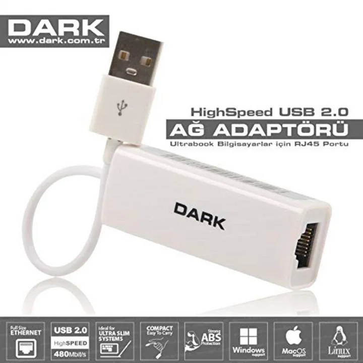 DK NT U2LAN Connect Master U2LAN USB 2 Ethertnet Adaptörü