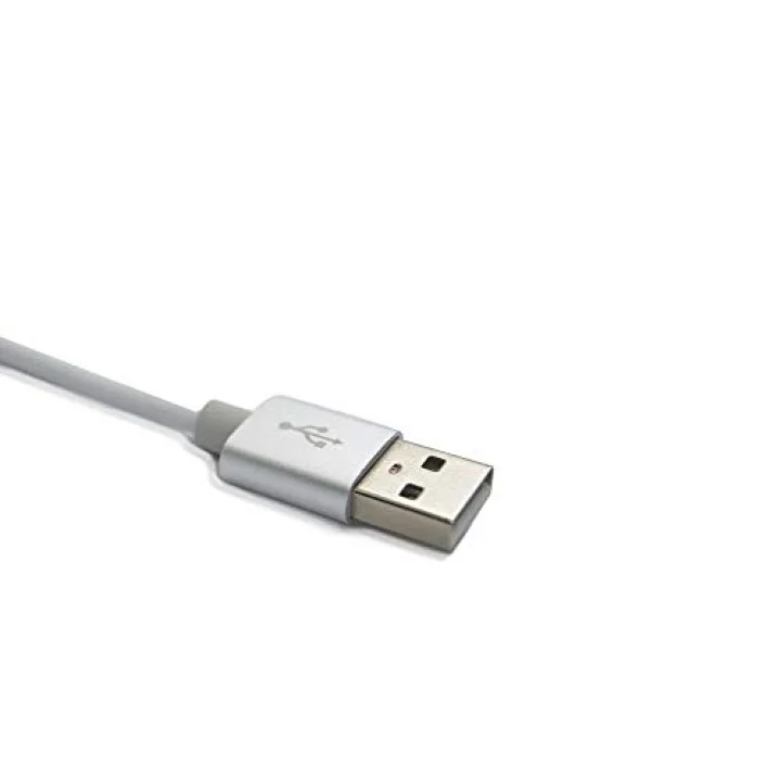 DLC2528M 1.2 Metre Elastik Type-C Kablo, Gri