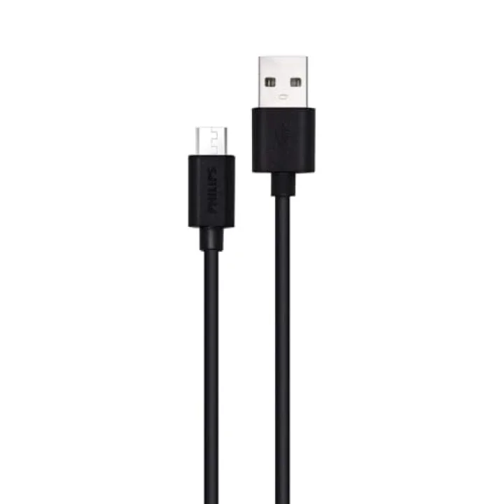 DLC3104U/00 - Kablo USB-A - Micro-USB - 120 cm - Siyah