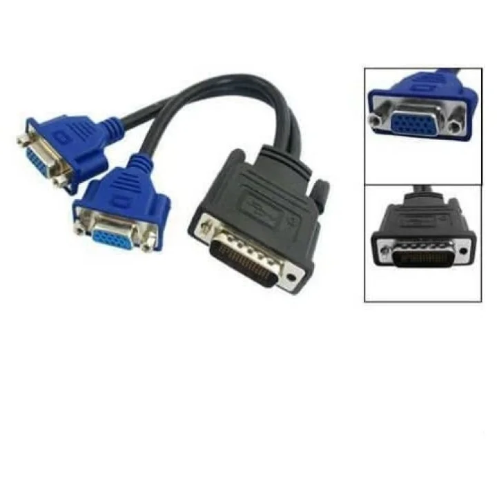 DMS-59 DMS59 59Pin DVI Dvi 2x VGA DMS 59