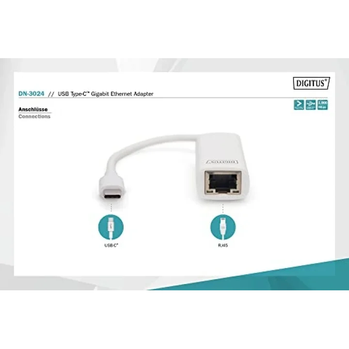 DN-3024 Usb Type-C Gigabit Ethernet Adaptörü