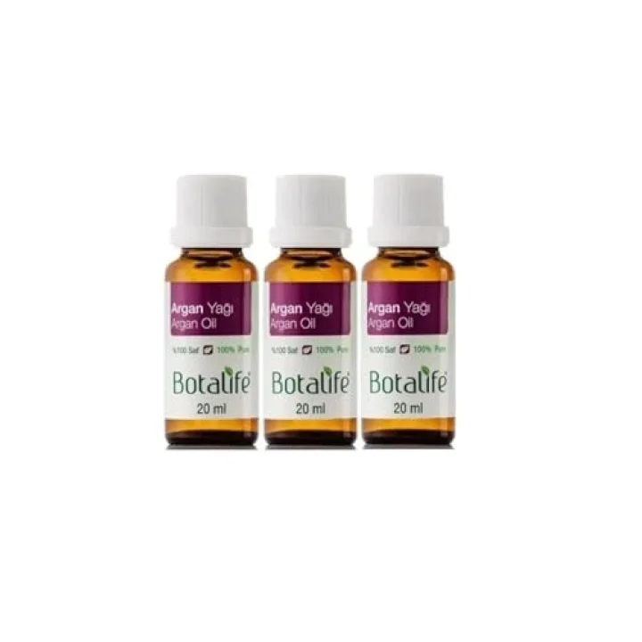 Doğal Argan Saç Ve Tırnak Bakım Yağı 20 Ml. X 3 Adet,skbkmybotlfe004803dt