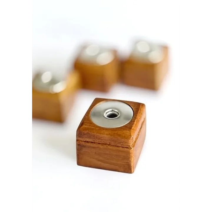 Doğal Balmumu Meditasyon Mumu Seti, 20 Adet, 30 Dakika Yanma Süreli, 10 cm Uzunluk, 0.6 cm Çap, Özel Mumluk Hediyeli, Yoga ve Meditasyon için