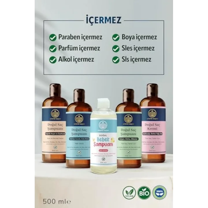 Doğal Bebek Şampuanı 500 ML