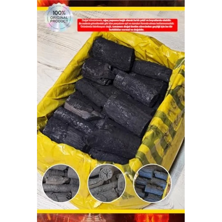 Doğal Meşe Mangal Kömürü 5 Kğ- Bbq Özel Paket