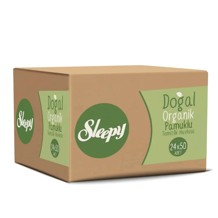 Doğal Organik Pamuklu Temizlik Havlusu 24X50