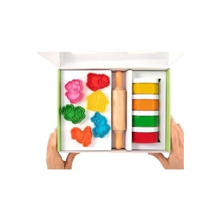 Doğal Oyun Hamurları Premıum Kutu Set - Çiftlik