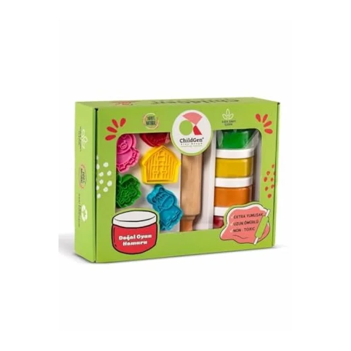 Doğal Oyun Hamurları Premıum Kutu Set - Çiftlik