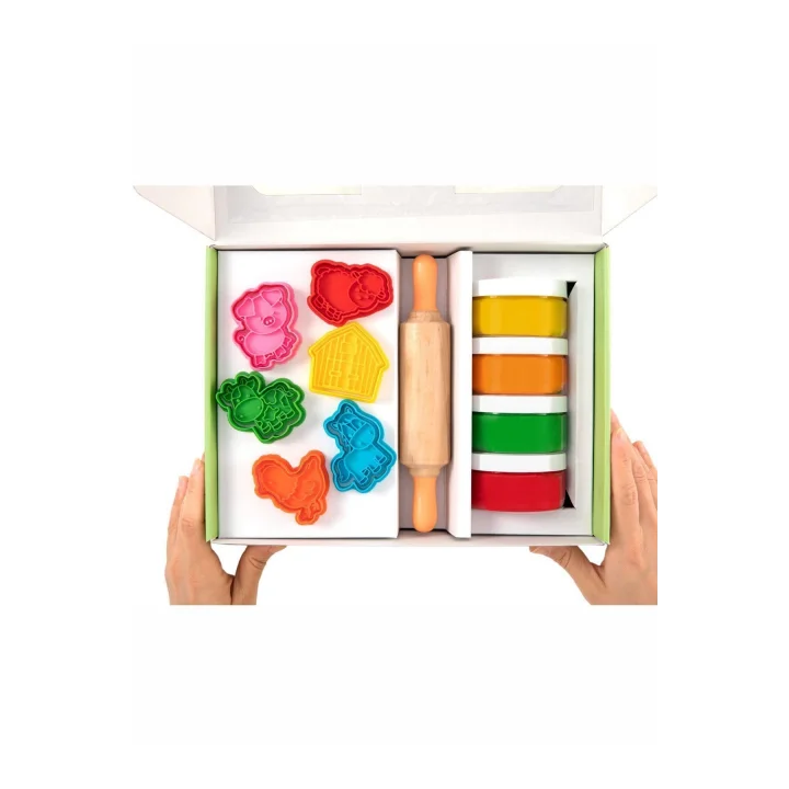 Doğal Oyun Hamurları Premıum Kutu Set - Çiftlik