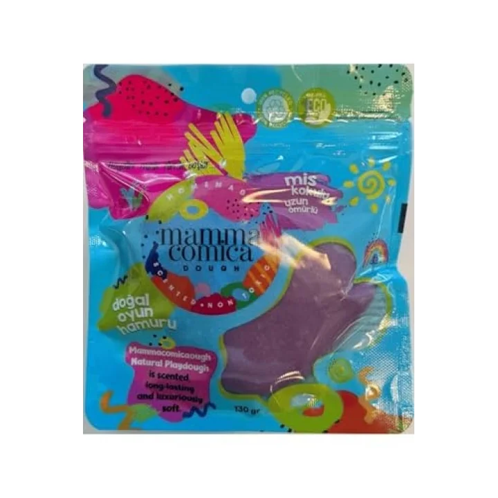 Doğal Oyun Hamuru - Mavi- Eco/Friendly Paket 130gr