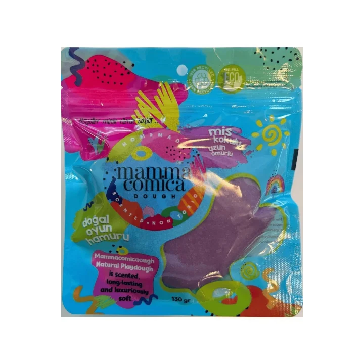 Doğal Oyun Hamuru - Mavi- Eco/Friendly Paket 130gr