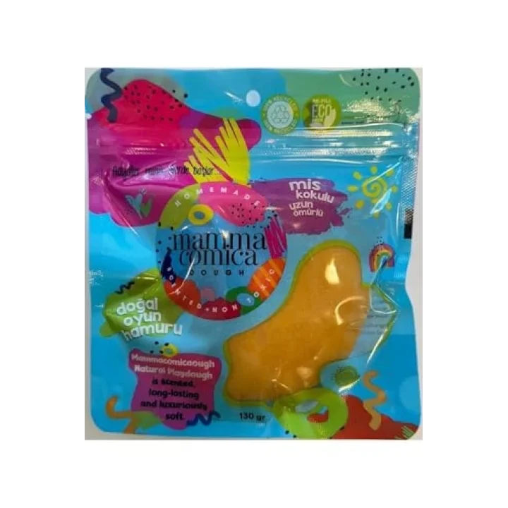 Doğal Oyun Hamuru - Mavi- Eco/Friendly Paket 130gr