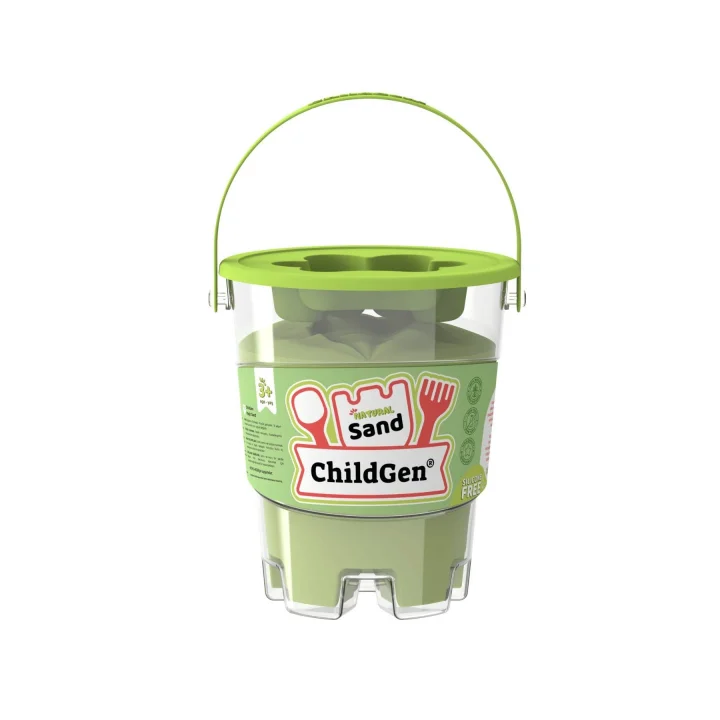 Doğal Oyun Kumu 500 gr - Yeşil