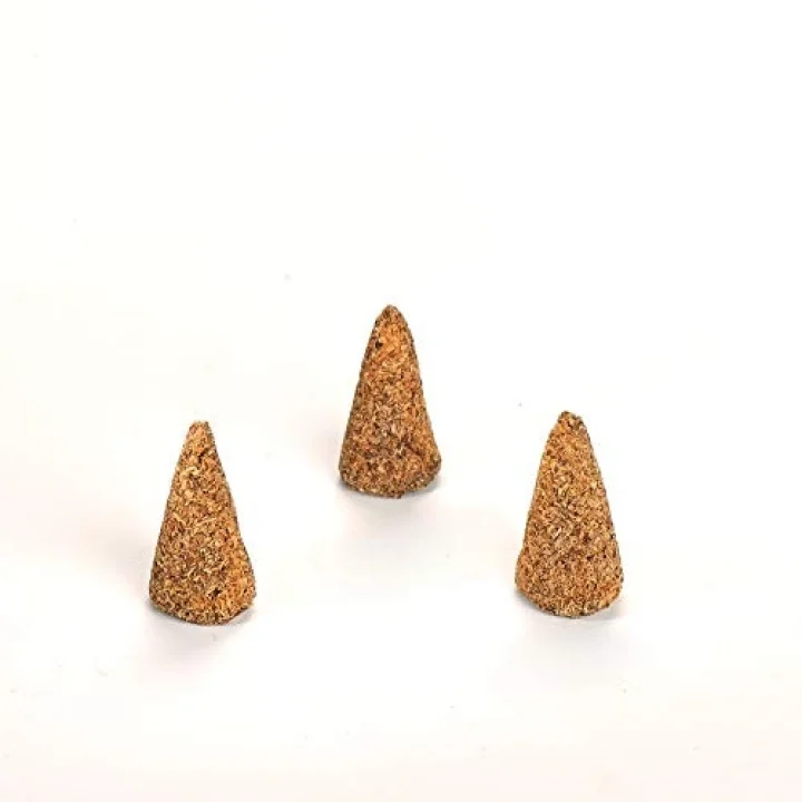 Doğal Palo Santo Konik Tütsü - Meditasyon Tütsü Seti - 3 Adet