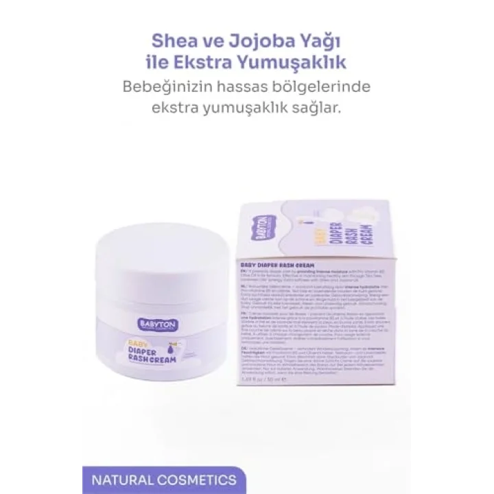 Doğal Pişik Kremi Çinko Içermez 50 ml