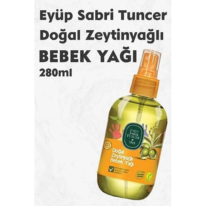 Doğal Zeytinyağlı Bebek Yağı 280 ml
