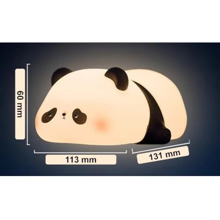 Dokunmatik Silikon Panda Gece Lambası/GT-CL17