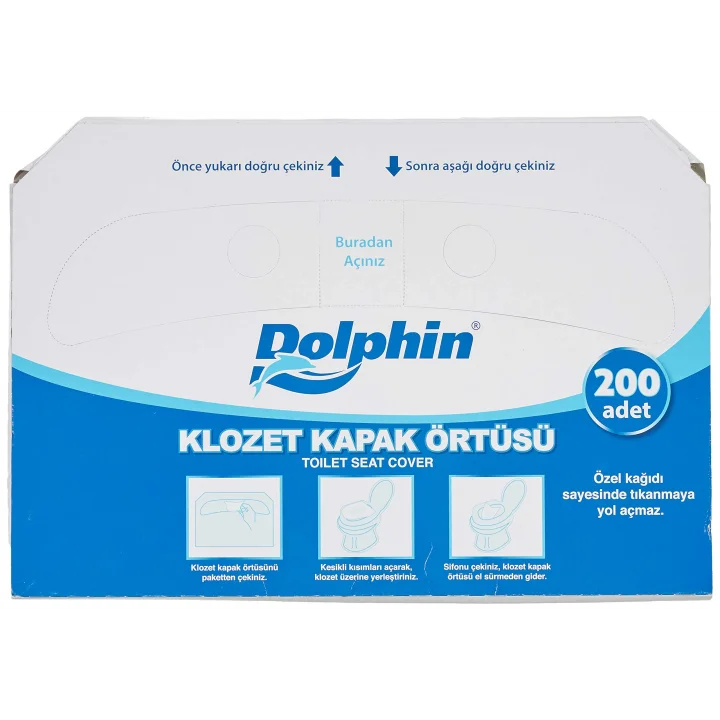 Dolphin Klozet Kapak Örtüsü 200lü