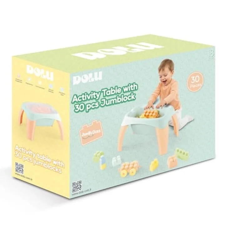 Dolu Aktivite Oyun Masası 30 Parça Mega Blok 5211