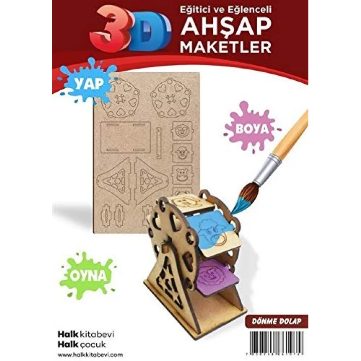 Dönme Dolap Ahşap Maket