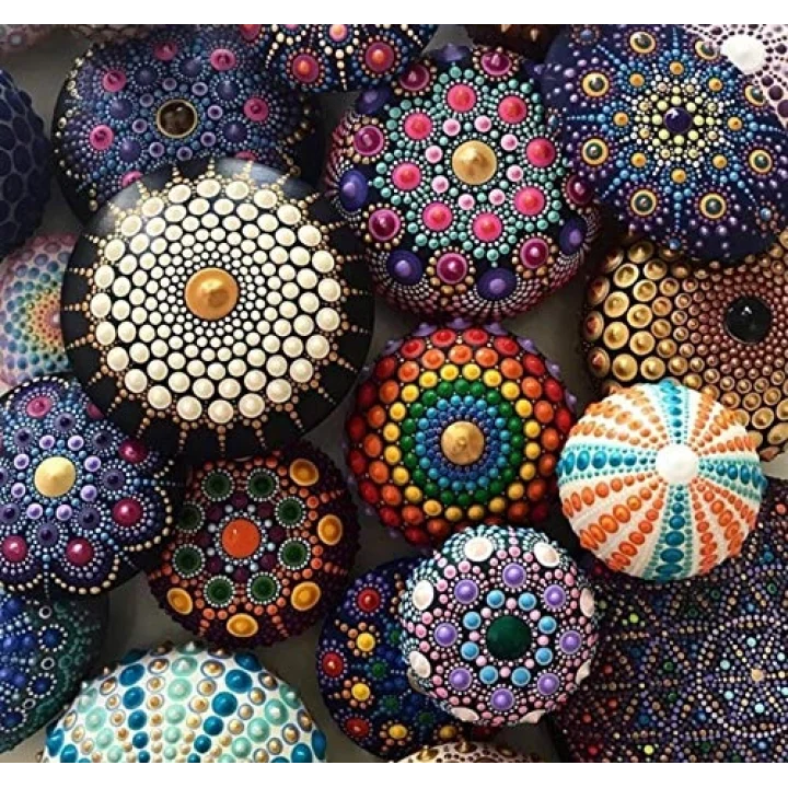 Dot Taş Görünümlü Ahşap 10 * 10 cm