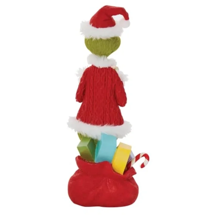 Dr. Seuss The Grinch Checking His List Heykelcik, 22 cm, Çok Renkli