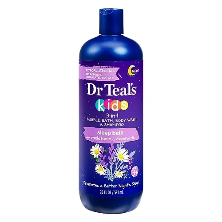 Dr.Teals Kids Sleep Bath 3in1 Banyo Köpüğü + Vücut Şampuanı + Şampuan 591ML