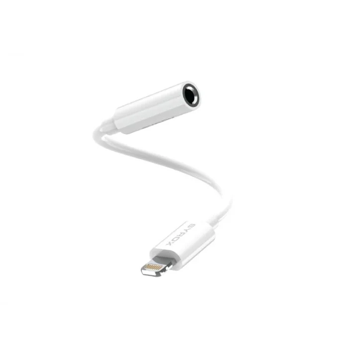 DT22L-A Lightning - 3.5mm AUX Dönüştürücü - Beyaz
