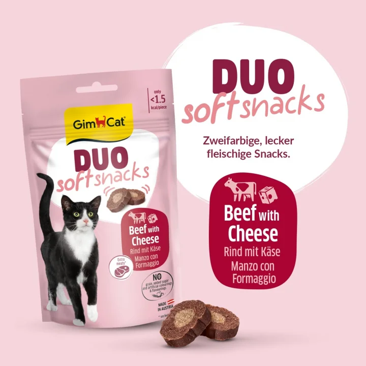 Duo Soft Snacks Beef with Cheese Kedi Ödülü 50 Gr