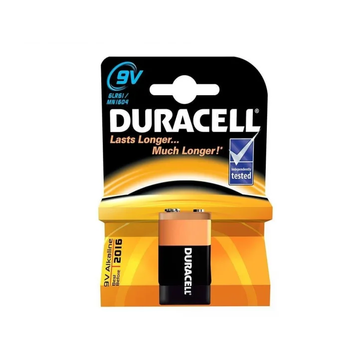 Mey İthalat® Duracell 9 Volt Alkalin Pil