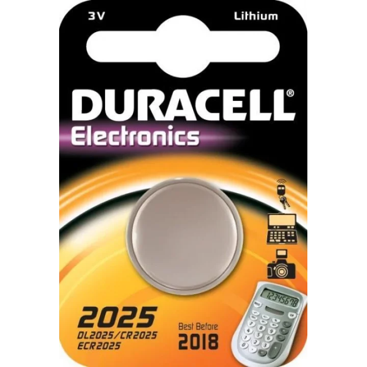 Mey İthalat® Duracell CR 2025 Lityum Pil 3 Volt