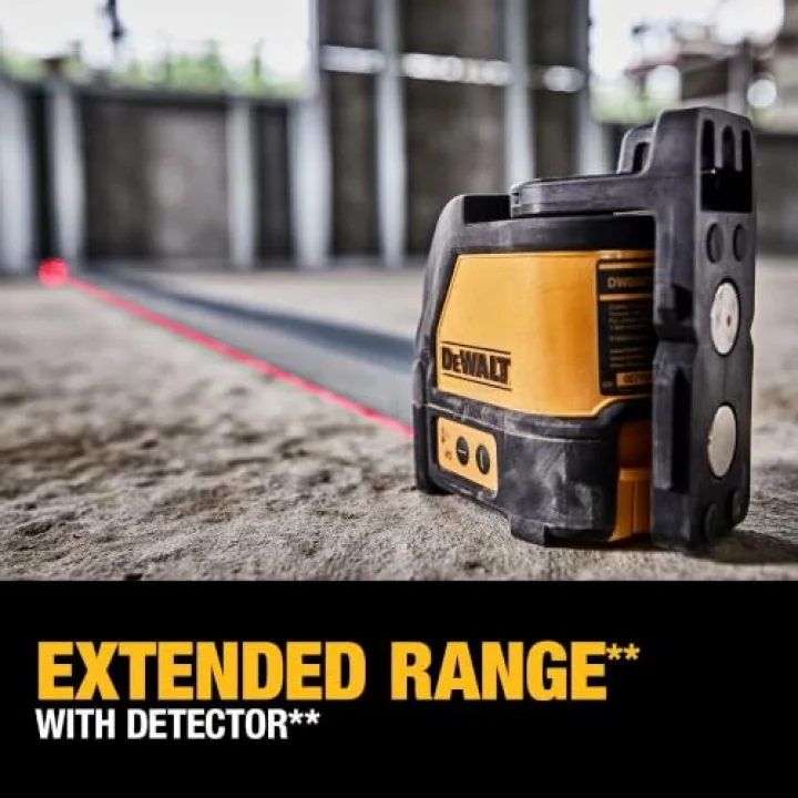 DW088K/XJ Lazer Distomat, 0.3 Mm/M Hizalama, Sarı/Siyah